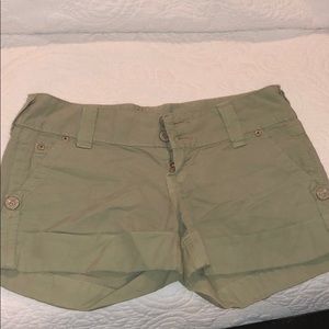 True Religion Light seafoam green thin shorts